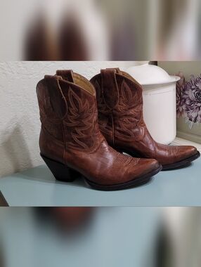 Idyllwind Brown Leather Booties